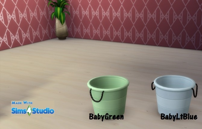 Sims 4 Water Balloon Bucket 9 Patterns 34 Colours by wendy35pearly at Mod The Sims