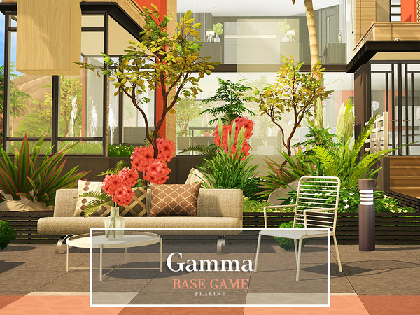 Sims 4 Gamma house by Pralinesims at TSR