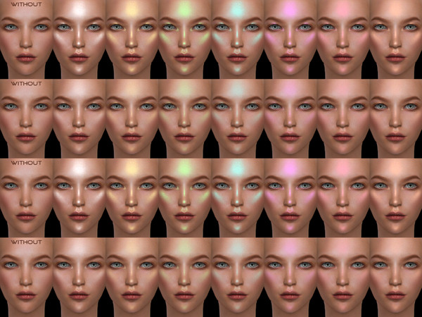 Sims 4 Innerlight Face Shine 01 HQ by Alf si at TSR
