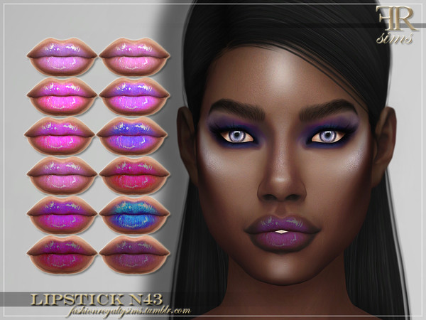 Sims 4 FRS Lipstick N43 by FashionRoyaltySims at TSR