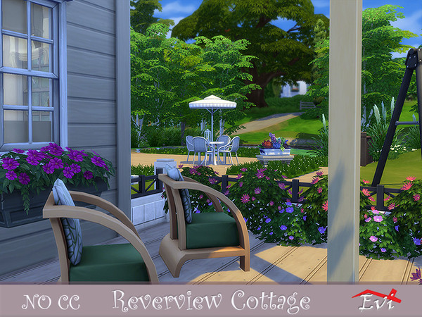 Sims 4 Reverview Cottage by evi at TSR