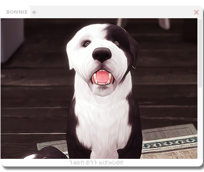 Sims 4 Bonnie dog at ohbluir