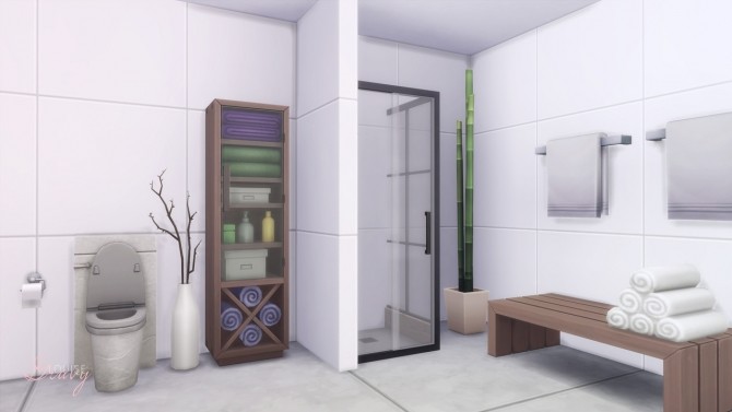 Sims 4 Luxury Bathroom at GravySims