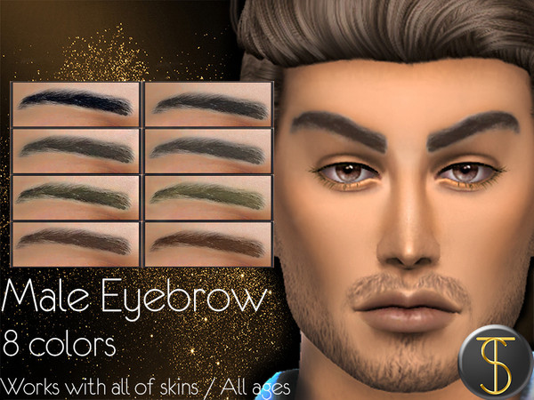 Sims 4 Male Eyebrows by turksimmer at TSR