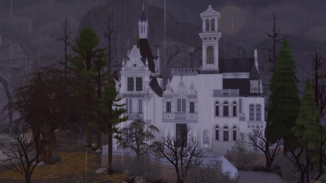 Sims 4 Vampire Castle Unfurnished at GravySims