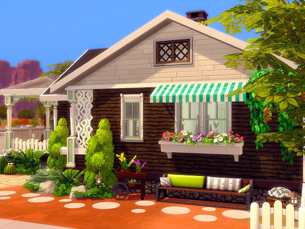 Sims 4 Mint Chocolate house Nocc by sharon337 at TSR