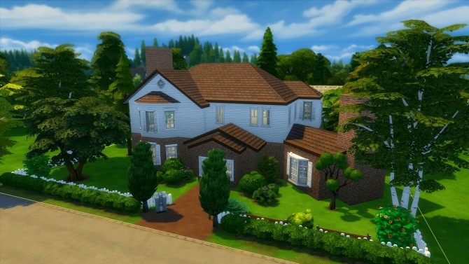 Sims 4 The decades challenge 1950s house by iSandor at Mod The Sims