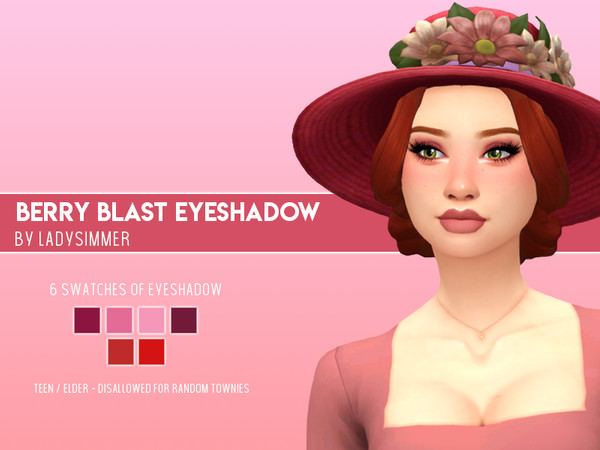 Sims 4 Berry Blast Eyeshadow by LadySimmer94 at TSR