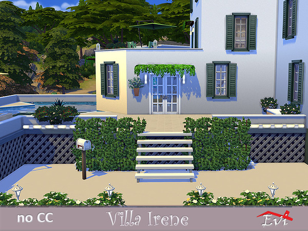 Sims 4 Villa Santa Irene by evi at TSR