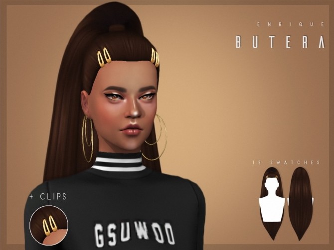 Sims 4 Butera Hairstyle at Enriques4