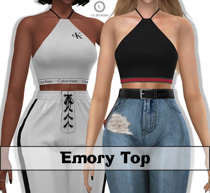 Sims 4 Emory Top at Lumy Sims