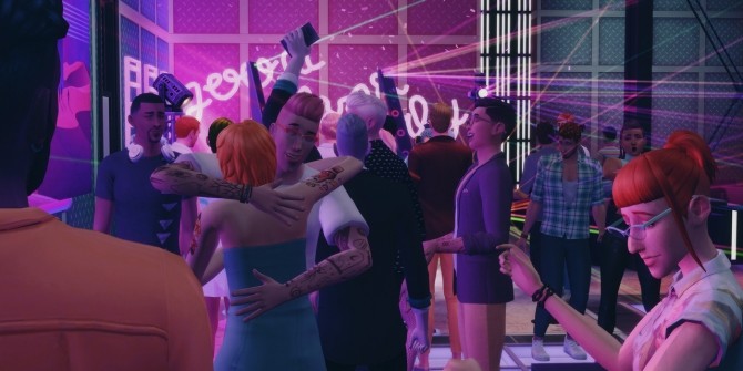 Sims 4 THE RAINBOW FACTORY club at Picture Amoebae