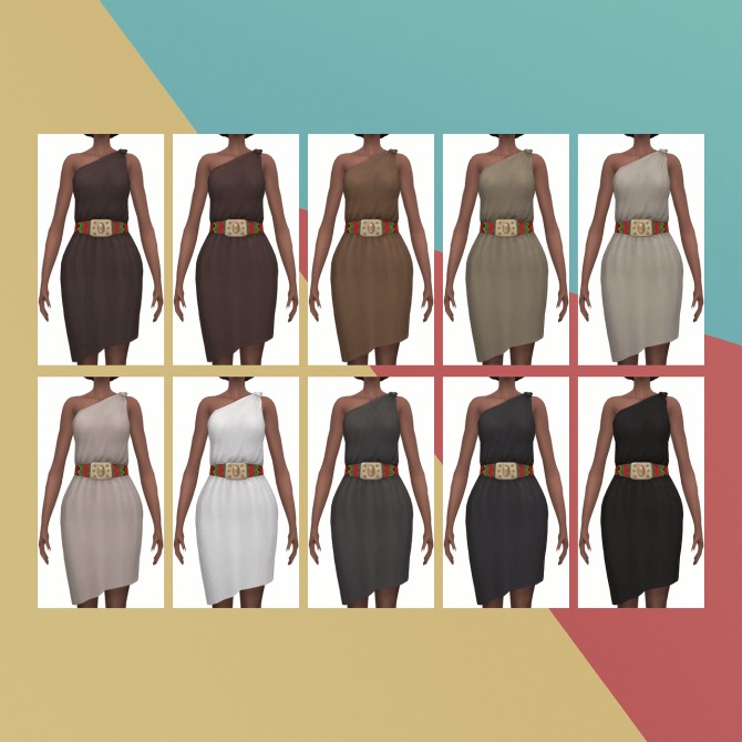 Sims 4 Kalahari Sun Dress S3 Conversion at Busted Pixels