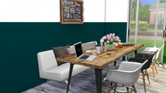 Sims 4 MODERN DINING at MODELSIMS4