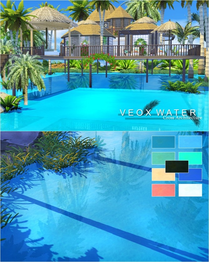 Sims 4 VEOX Roof, Window and Water Pack at Cross Design