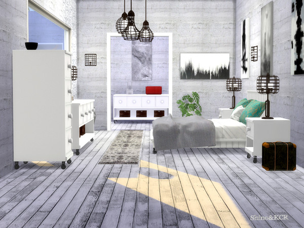 Sims 4 Bedroom Mona by ShinoKCR at TSR