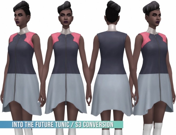 Sims 4 Into The Future Tunic S3 Conversion at Busted Pixels