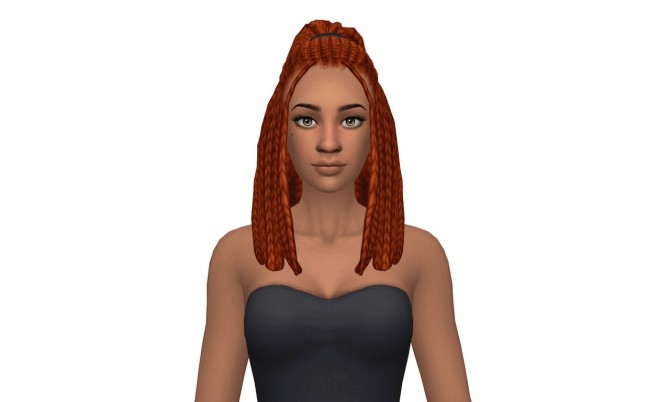 Sims 4 90s Babe Braids Base Game Compatible Hair at leeleesims1