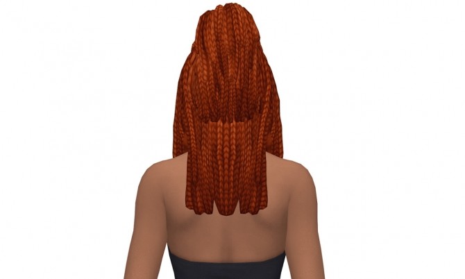 Sims 4 90s Babe Braids Base Game Compatible Hair at leeleesims1