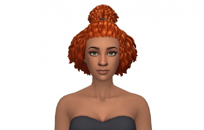 Sims 4 Tufty Top Curls BG Hair at leeleesims1