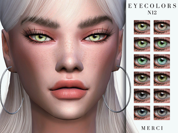 Sims 4 Eyecolors N12 by Merci at TSR