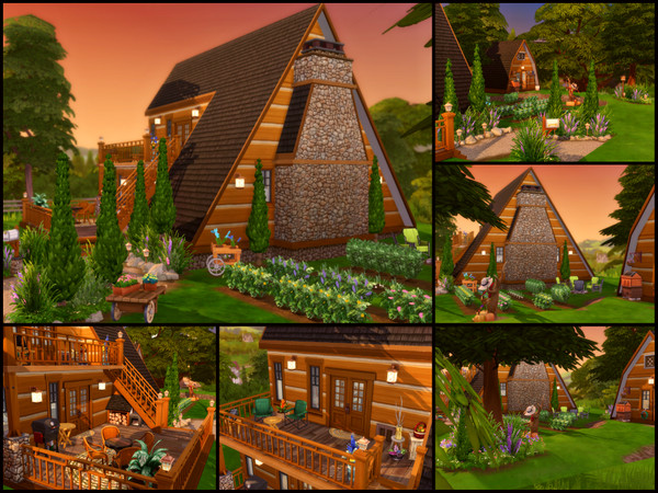 Sims 4 Moss Cottage by sparky at TSR