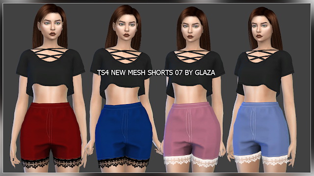 Sims 4 Shorts 07 at All by Glaza