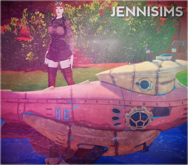 Sims 4 Decorative Environment 4 Items: Stands, Circus, Submarine at Jenni Sims
