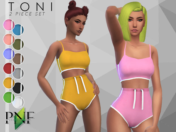 Sims 4 TONI set by Plumbobs n Fries at TSR