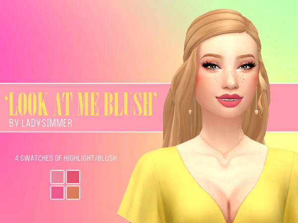 Sims 4 Look At Me Blush by LadySimmer94 at TSR