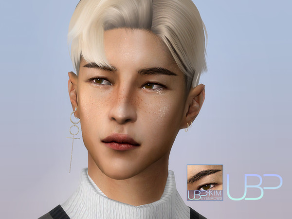 Sims 4 Kim eyebrows by Urielbeaupre at TSR