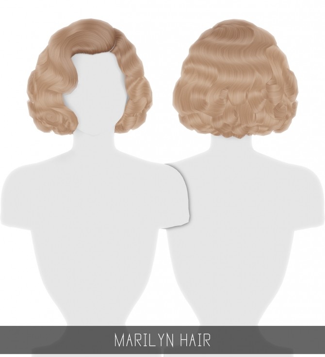 Sims 4 MARILYN HAIR + TODDLER & CHILD at Simpliciaty