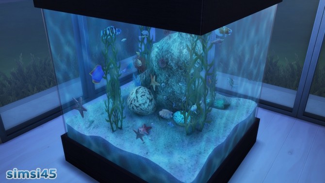 Sims 4 Aquabox Aquarium Conversion by simsi45 at Mod The Sims