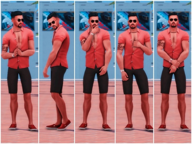 Sims 4 Male Pose Pack 4 at Katverse