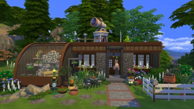 Sims 4 The Berm CC Free Cottage by kiimy 2 Sweet at Mod The Sims
