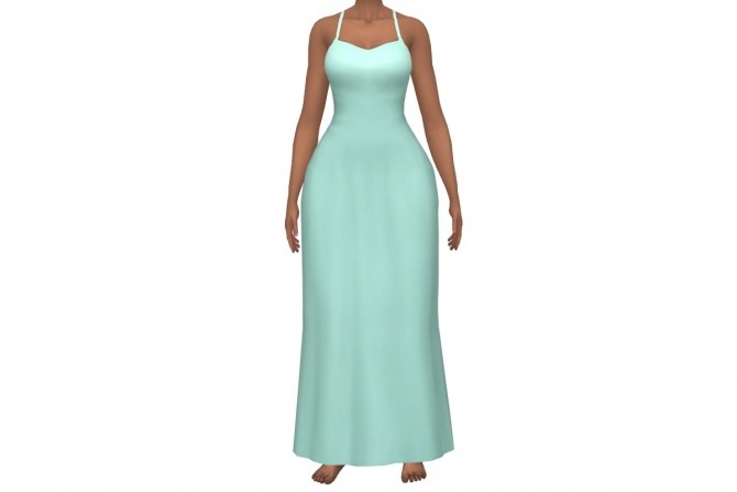 Sims 4 First Bloom Dress at leeleesims1