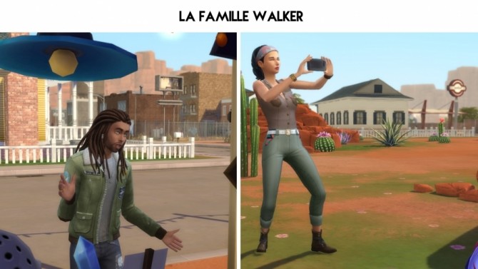 Sims 4 Walker family by SundaySims at Sims Artists