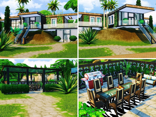 Sims 4 Brook Hill house by MychQQQ at TSR