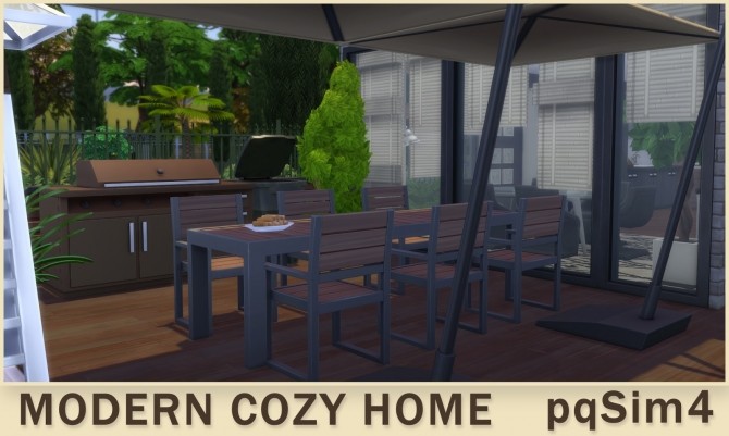 Sims 4 Modern Cozy Home at pqSims4