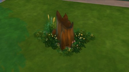 Liberated Single Tree Stump by SatiSim at Mod The Sims