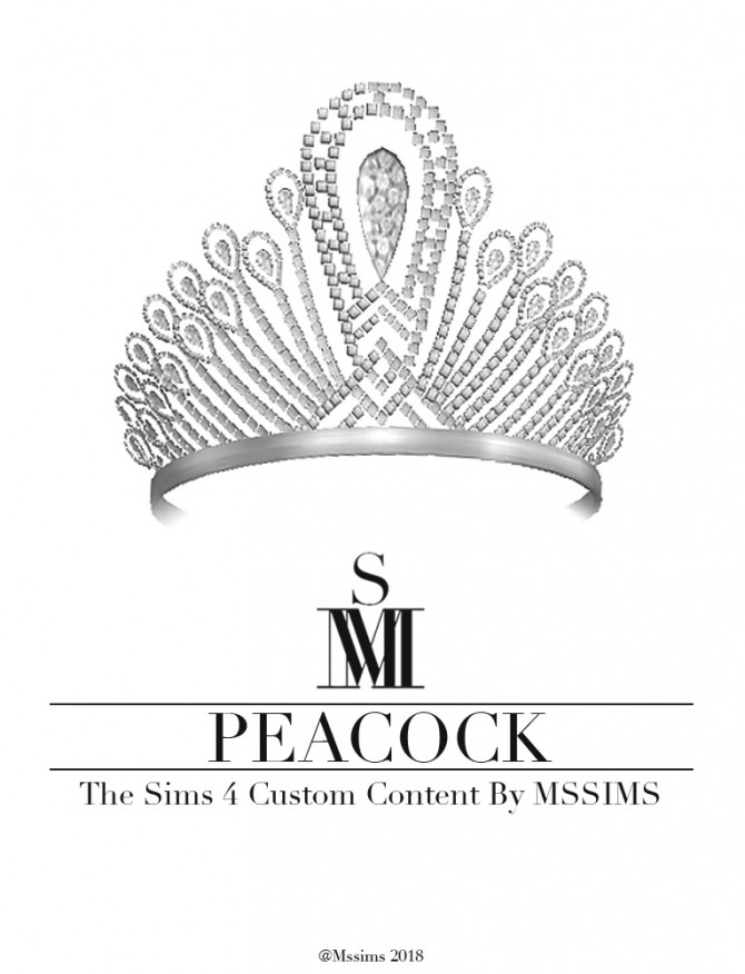 Sims 4 PEACOCK CROWN at MSSIMS