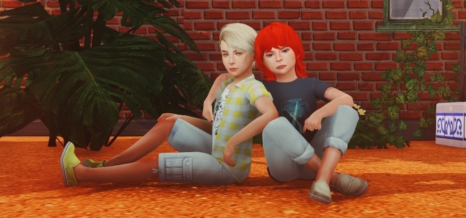 Sims 4 Little big friendship at Rethdis love