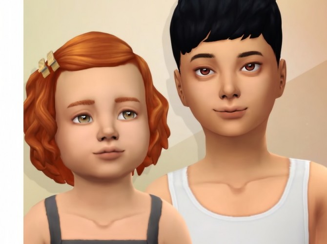 Sims 4 PAPILLON default + nondefault skin blend for all ages at Viiavi