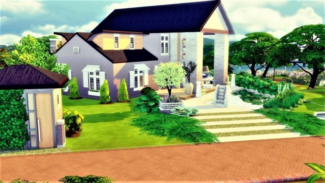 Sims 4 Willowcreek Hills house at Agathea k