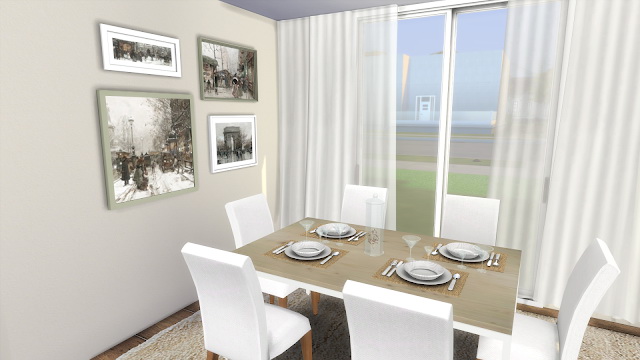 Sims 4 Kitchen + Livingroom at Dinha Gamer