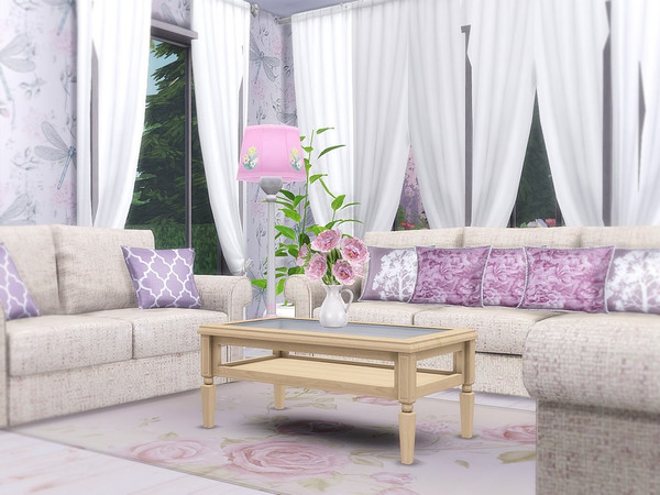 Sims 4 Eveline house by MychQQQ at TSR