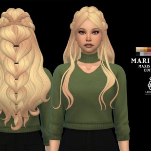 Skysims 258 hair retexture at Nessa Sims » Sims 4 Updates