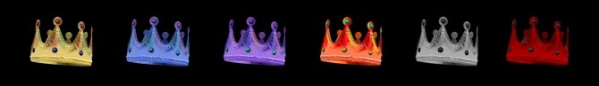 Sims 4 FM&M Halloween Crown at Bedisfull – iridescent