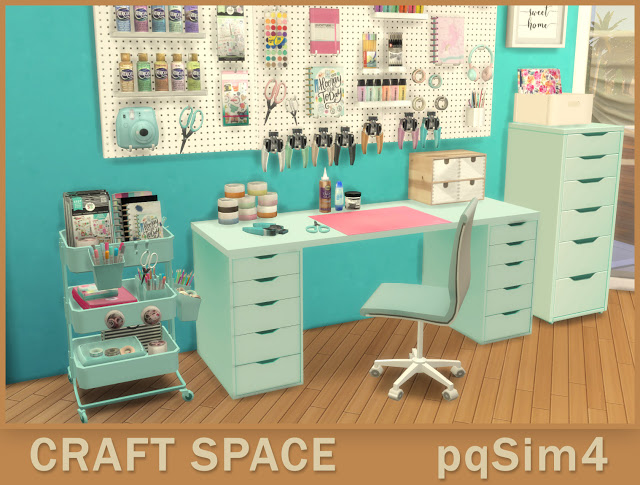 Sims 4 Craft Space at pqSims4