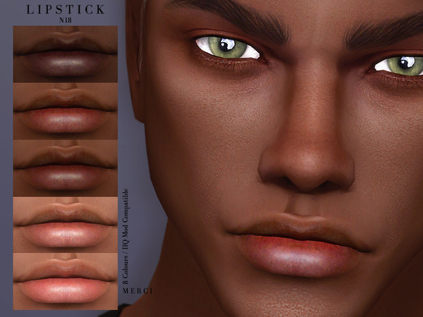 Sims 4 Lipstick N18 by Merci at TSR
